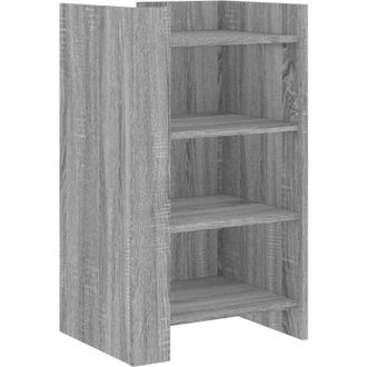 vidaXL Aparador Madera De Ingenier&iacute;a Gris Sonoma 45x35x75 Cm Vidaxl