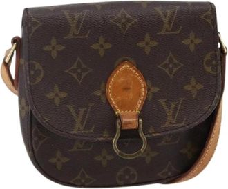 Louis Vuitton Pre-owned Vintage Canvas Cross Body Bag - Dames - Vintage Schoudertas - Bruin - ONE Size - Vintage