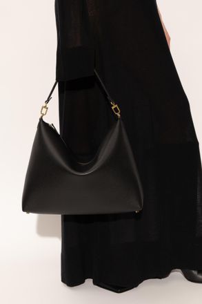 Toteme Leather Shoulder Bag, Womens, Black