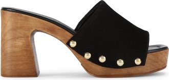 Carvela Womens Suede Novella Mule Mules - Black - Size UK 3