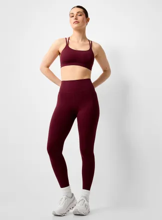 I.FIV5 Womens Velvety high-waisted legging 27 length