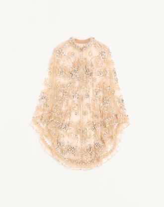 Valentino Cappa in Tulle Illusione ricamata Donna MULTICOLOR 44