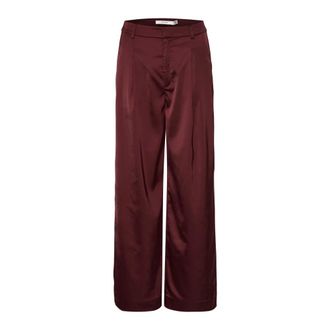 Gestuz Dames, Broeken, Rood, Maat: XS Viscose