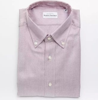 Robert Friedman Red Cotton Mens Mens Shirt