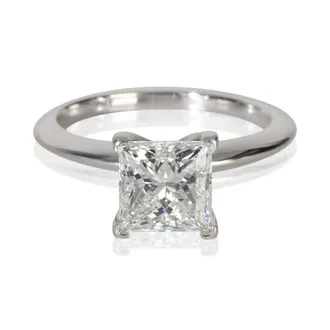 Tiffany & Co. Pre-Owned Tiffany & Co. 1.56 ct Princess Diamond Engagement Ring