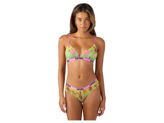 PSD Playboy Geo Mesh Cheeky Womens Underwear : MD, Elastane/Polyester