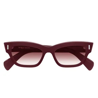 Alexander McQueen Sunglasses Am0548 S 003 Burgundy/Red Women
