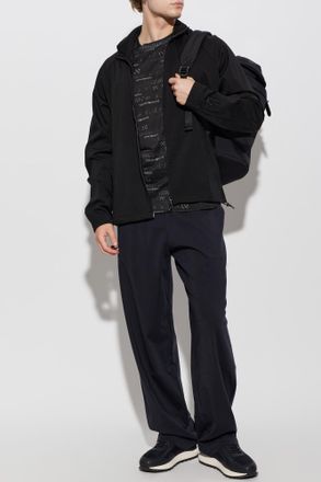 Emporio Armani Monogram T-shirt, Mens, Black