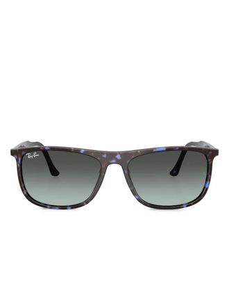 Ray-Ban Zonnebril met rechthoekig montuur - Bruin