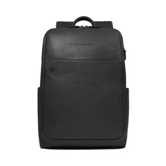 Piquadro Backpacks, male, Black, Size: ONE SIZE Personalizable laptop backpack 14