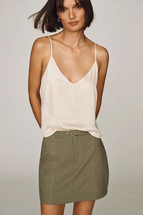 Bishop + Young Belted Mini Skirt