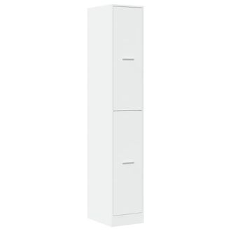 Berkfield Home Elegant Apothecary Cabinet&not;White 30x41x174.5 cm Engineered Wood in White