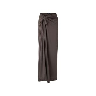 SOEUR Maxi Skirts, female, Gray, Size: XS Goa Wrap Skirt