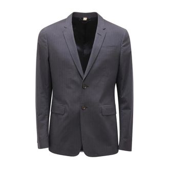 Burberry Blazers, male, Blue, Size: M Samford Aalas 4108S 3746780 Blazer