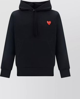 Comme Des Gar&ccedil;ons drawstring hoodie kangaroo pocket