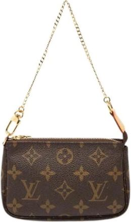 Louis Vuitton Pre-owned Mini Bags, female, Brown, Size: ONE SIZE Pre-owned Mini Pochette Accessoires