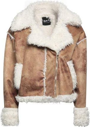 Giulia N Couture ROPA DE ABRIGO - Borreguito y pelo ecol&oacute;gico en YOOX.COM