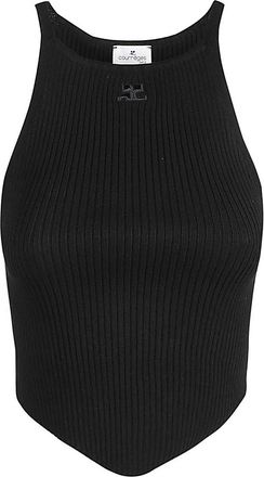 Courr&egrave;ges Sleeveless viscose top
