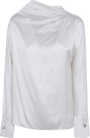 Max Mara Quinto Blouse - Dames - Blouses - Wit - M - Overhemden