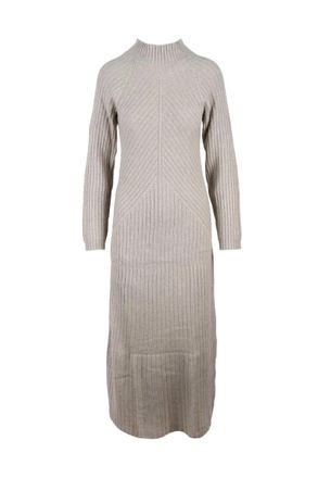 Eleventy Long Knit Dress - Beige