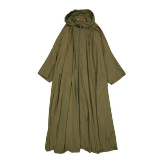 Herno Parkas, female, Green, Size: M Oversized Hooded Coat