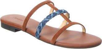 L'agence LAgence Hennie Caged Suede Sandal