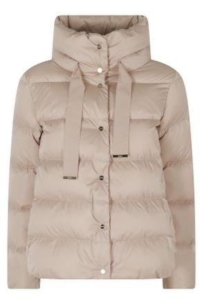 Herno Chantilly Hooded Grosgrain Ribbon Polyester Down Jacket