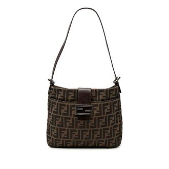 Fendi Pre-owned Fendi Zucca Canvas Shoulder Bag Ladies IIKWF6JBZPB90SRO