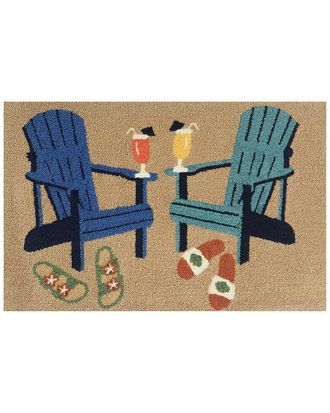 The Rug Market Beach Drinks Indoor/Outdoor Doormat