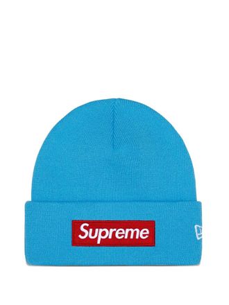 SUPREME x New Era muts met logo - Blauw