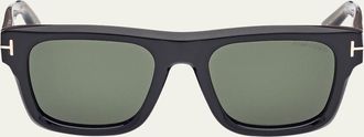 Tom Ford Mens FT1200M Acetate Square Sunglasses