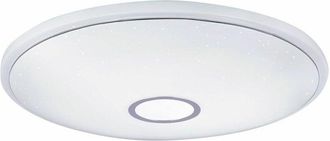 Globo Lighting Plafoniera Smart led dimmerabile Plafoniera con controllo vocale tramite app, cambio colore, 1x 30 w 2250lm 3000-6000K, DxH 68x9 cm