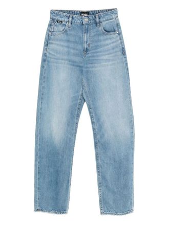 BOSS logo-patch jeans - women - Lyocell/Cotton/Cotton - 25 - Blue