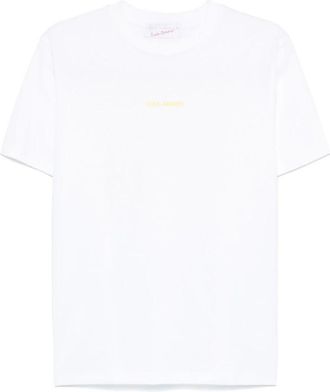 Giada Benincasa T-shirt met ronde hals - Dames - T-shirts - Wit - S - Katoen - Tops