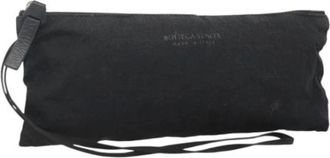 Bottega Veneta Pre-owned Clutches, female, Black, Size: ONE SIZE Pre-owned Nylon Pouch