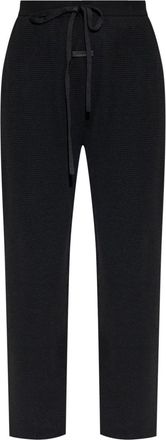 Fear of God Pantaloni con lavorazione a nido dape - Nero