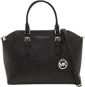 Michael Kors Pre-owned Leren Handtas - Dames - Vintage Handtas - Zwart - ONE Size - Leer - Vintage