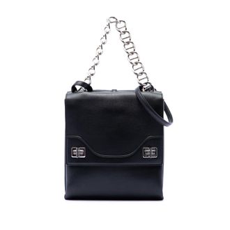 Prada Pre-owned Prada Soft Calf Double Turnlock Satchel Ladies BP86IFHZ7WVWSJPJ