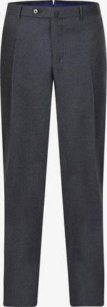 Pantaloni Torino Hose aus Wollflanell Slim Tailor