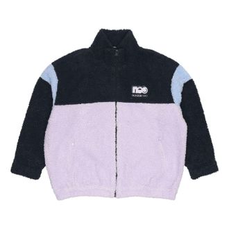adidas (WMNS) adidas Neo Fleece Jacket Asia Sizing Purple Black Teal GU0838
