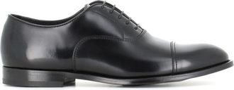 Doucal's Flat shoes - Heren - Nette schoenen - Zwart - 41 1/2 EU - Leer - Schoenen