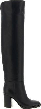 Gianvito Rossi Black Solid Glove Boots