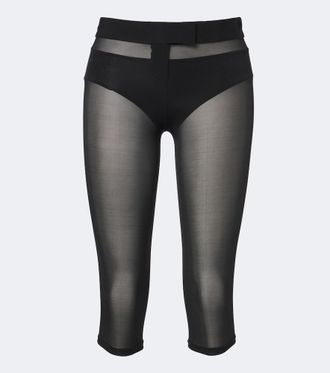 Magda Butrym Sheer capri pants and briefs set