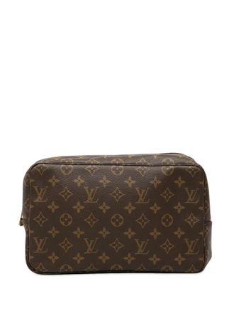 Louis Vuitton 1987 Monogram Trousse Toilette 28 clutch bag - Brown