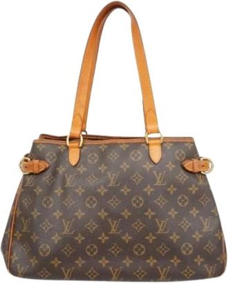 Louis Vuitton Pre-owned Tote Bags, female, Brown, Size: ONE SIZE Pre-owned Batignolles Horizontal Tote Bag
