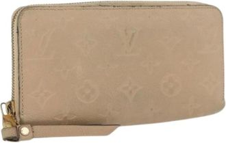 Louis Vuitton Pre-owned Wallets, female, Beige, Size: ONE SIZE Pre-owned Long Wallet