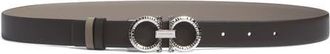Ferragamo Donna Reversible Leather Belt in Testa Di Moro Warm Taupe at Nordstrom, Size 105