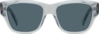 Givenchy City 53mm Geometric Sunglasses in Grey/Other /Blue at Nordstrom