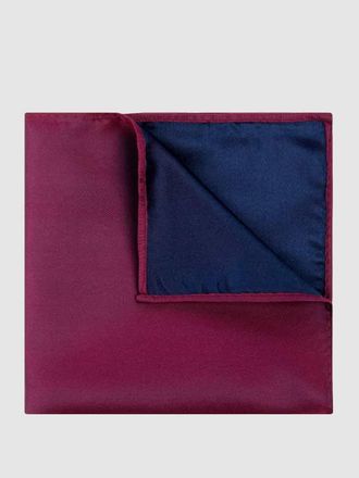 Monti Fein strukturiertes Einstecktuch aus Seide in Fuchsia, Größe 1