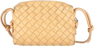 Bottega Veneta Yellow Intrecciato Leather Mini Intrecciato Loop Camera Crossbody Bag (Authentic Pre-Loved)